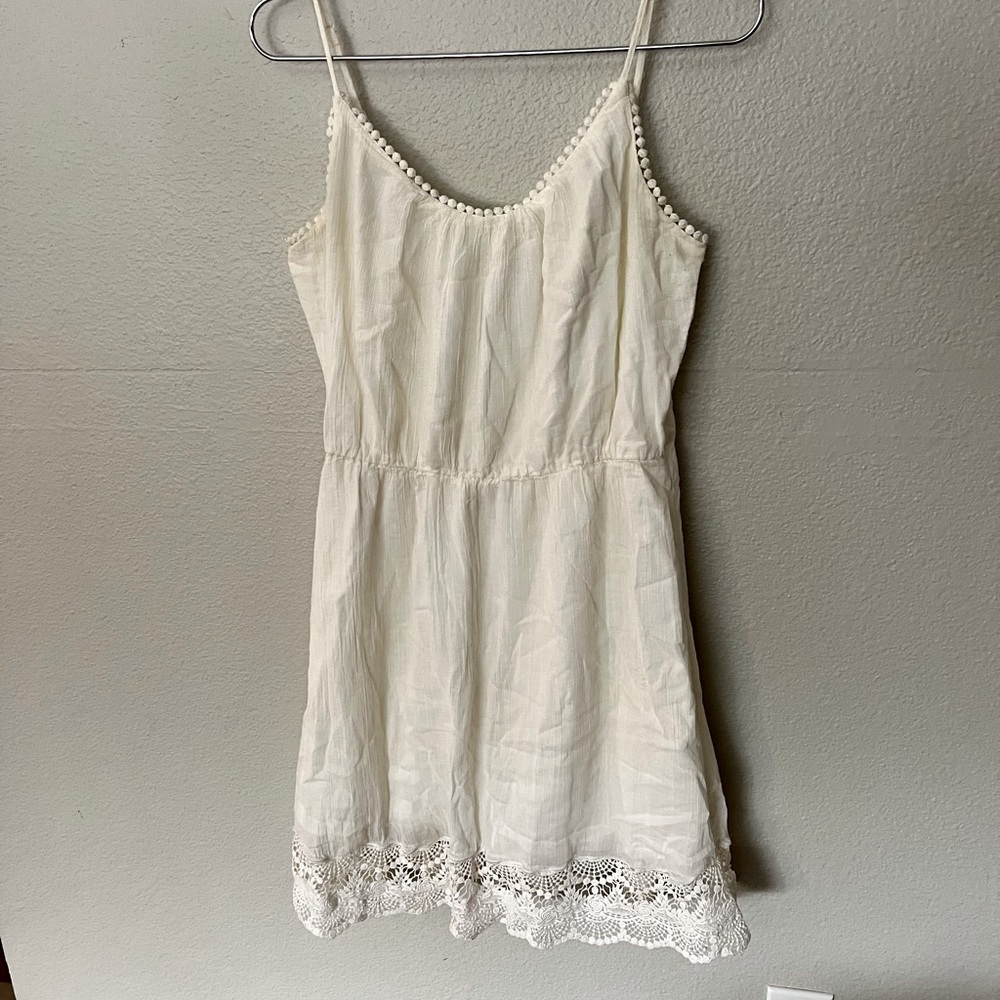 White boho sundress